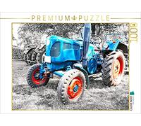 CALVENDO Puzzle Vieux Tracteur Lanz 1000 Pieces 64 x 48 cm from Andrea Dreegmeyer
