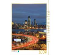 CALVENDO Puzzle View of Hudson Yards from New Jersey | 1000 pieces, finished siz