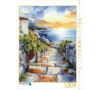 Puzzle · des vignes ornent Le Chemin vers la côte | 1000 pièces · Format assemblé 64 × 48 cm · CALVENDO Puzzle
