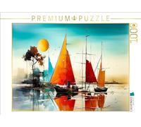 CALVENDO Puzzle Voile, sur de Nouvelles rives | 1000 pièces de Ponte 64 x 48 cm Puzzle Photo pour des Heures heureuses