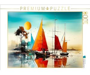 CALVENDO Puzzle Voile, sur de Nouvelles rives | 1000 pièces de Ponte 64 x 48 cm Puzzle Photo pour des Heures heureuses