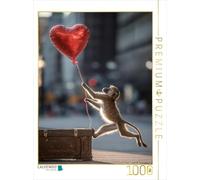 CALVENDO Puzzle Voleur de Ballon comme Cadeau de Saint-Valentin | 1000 pièces Taille de la Pose 48 x 64 cm Puzzle Photo pour des Heures heureuses