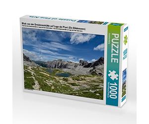 CALVENDO Puzzle Vue de la Dreizinnenhütte sur Le Lago Dei Piani (Les Lacs de Böden) 1000 Pieces 64 x 48 cm from Joachim Barig