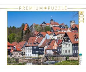 CALVENDO Puzzle Vue de la forteresse de Rosenberg Depuis Les rives de la rivière Haßlach 1000 Pieces 64 x 48 cm from Val Thoermer