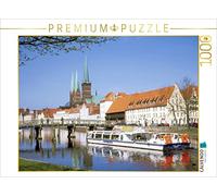 CALVENDO Puzzle Vue de la Ville de Lübeck au Bord de la rivière Trave 1000 Pieces 64 x 48 cm from Lothar Reupert