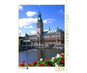 CALVENDO Puzzle Vue de l'hôtel de Ville de Hambourg 1000 Pieces 48 x 64 cm from Lothar Reupert