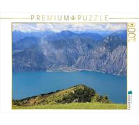 CALVENDO Puzzle Vue de Monte Baldo à Limone sul Garda 1000 Pieces 64 x 48 cm from flybluehigh