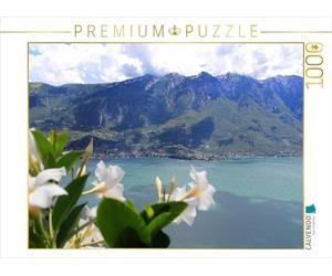 CALVENDO Puzzle Vue de Pieve à Malcesine 1000 Pieces 64 x 48 cm from flybluehigh