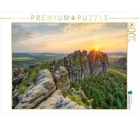 CALVENDO Puzzle Vue de Schrammstein Suisse saxonne 1000 Pieces 64 x 48 cm from Michael Valjak