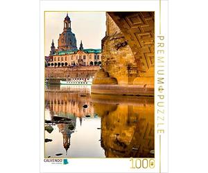 CALVENDO Puzzle Vue sous Le Pont Augustus vers l'église Notre-Dame 1000 Pieces 48 x 64 cm from Dirk Meutzner