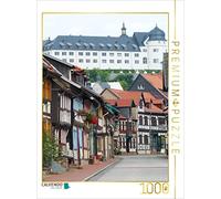 CALVENDO Puzzle Vue sur Le château de Stolberg 1000 Pieces 48 x 64 cm from Gisela Kruse