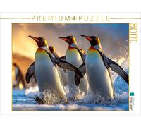 CALVENDO Puzzle Waddling out of the sea | 1000 pieces, finished size 25.2 × 18.9