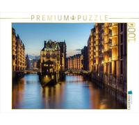 CALVENDO Puzzle Wasserschloss Hamburg 1000 Teile Puzzle quer 1000 Pieces 64 x 48 cm from Michael Valjak