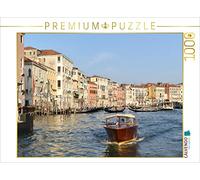CALVENDO Puzzle Wassertaxi Auf dem Canal Grande 1000 Teile Puzzle quer 1000 Pieces 64 x 48 cm from Aneta Zofia Brinker