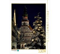 CALVENDO Puzzle Weihnachtsstimmung vor dem Rathaus 1000 Teile Puzzle hoch | 1000