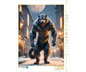 CALVENDO Puzzle Werewolf stalking under full moon | 1000 pieces, finished size 2