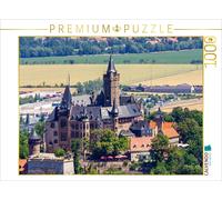 CALVENDO Puzzle Château de Wernigerode - Vue Depuis Le sud | 1000 pièces - Taille de la Pose 64 x 48 cm - Puzzle Photo pour des Heures heureuses