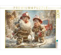 CALVENDO Puzzle When Santa Claus comes to put out the fire, there are presents w