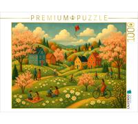 CALVENDO Puzzle When the kites fly | 1000 pieces, finished size 25.2 × 18.9 in (