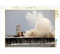 CALVENDO Puzzle Wick Phare, Caithness, Écosse 1000 Pièces, Taille de la Plage, 64 x 48 cm Photo Puzzle Image de Martina Cross