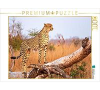 CALVENDO Puzzle Wilder Gepard Auf Baum 1000 Teile Puzzle quer 1000 Pieces 64 x 48 cm from Markus Bissig