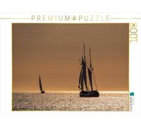 CALVENDO Puzzle Windjammer sur la mer Baltique dans la lumière du Soir 1000 Pieces 64 x 48 cm from Rico Ködder