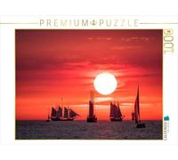 CALVENDO Puzzle Windjammer sur la mer Baltique dans la lumière du Soir 1000 Pieces 64 x 48 cm from Rico Ködder