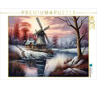 CALVENDO Puzzle Windmill in the first frost | 1000 pieces, finished size 25.2 ×