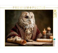 CALVENDO Puzzle Wise Owl in the Palace | 1000 pieces, finished size 25.2 × 18.9