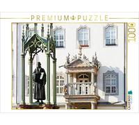 CALVENDO Puzzle Wittenberg, Monument de Luther Devant l'hôtel de Ville 1000 Pieces 64 x 48 cm from Gisela Kruse