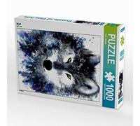 CALVENDO Puzzle Wolf 1000 Pieces 48 x 64 cm from Ruth Trinczek-Helten