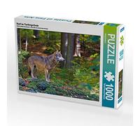 CALVENDO Puzzle Wolf im Tierfreigelände 1000 Teile Puzzle quer 1000 Pieces 64 x 48 cm from Borg Enders