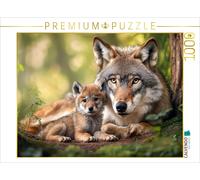 CALVENDO Puzzle Wolves | 1000 pieces, finished size 25.2 × 18.9 in (64 × 48 cm)