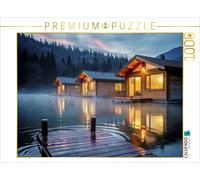 CALVENDO Puzzle Wood, warmth, and a view-the cabin that has it all. | 1000 piece