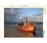 CALVENDO Puzzle Wooden fishing boat | 1000 pieces, finished size 25.2 × 18.9 in