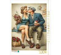 CALVENDO Puzzle Voulez-Vous Un Baiser au goût de Glace | 1000 pièces de Taille de la Pose 48 x 64 cm Puzzle Photo pour des Heures heureuses