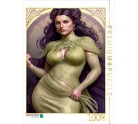 CALVENDO Puzzle Yolanda's new dress, finely spun in muted colors | 1000 pieces,