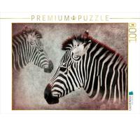 CALVENDO Puzzle Zebra 1000 pièces Taille 64 x 48 cm Photo Puzzle Photo par Angela Dölling AD Design Photo + PhotoArt
