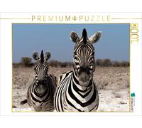 CALVENDO Puzzle Zebrapärchen bei Rietfontein, Etosha 1000 Teile Puzzle quer | 10