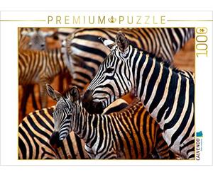 CALVENDO Puzzle Zèbres à Tsavo Est 1000 Pieces 64 x 48 cm from Susan Michel