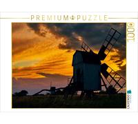 CALVENDO Puzzle Témoignage d'un Temps révolu - Les moulins à Vent d'Öland 1000 Pieces 64 x 48 cm from Bernd Schiedl