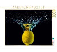 CALVENDO Puzzle Zitrone Wasser 1000 Teile Puzzle quer | 1000 Teile Lege-Größe 64