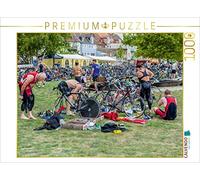 CALVENDO Puzzle Zone de Transition pour Le Triathlon 1000 Pieces 64 x 48 cm from Haenson