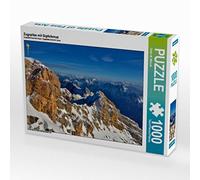 CALVENDO Puzzle Zugspitze mit Gipfelkreuz 1000 Teile Puzzle quer 1000 Pieces 64 x 48 cm from Dieter Wilczek