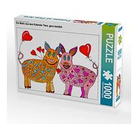 CALVENDO Sarnade Puzzle Animaux très Chaleureux 1000 pièces Taille de la Pose 64 x 48 cm Photo Puzzle Image