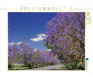CALVENDO Silke Liedtke Puzzle Floraison Jacaranda-Alleen - Bonnievale Afrique du Sud 1000 pièces Taille de la Pose 64 x 48 cm
