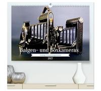 CALVENDO - Soufflet et caméras box - Souvenirs analogiques (calendrier mural 2027 de qualité supérieure DIN A2 paysage), impression d'art brillant : un appareil photo comme des boîtes à chaussures ?