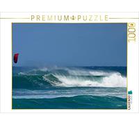 CALVENDO Uwela Puzzle Kitesurfer, North Shore Oahu, Hawaï 1000 pièces, Taille 64 x 48 cm