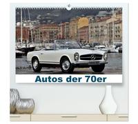 CALVENDO - Voitures des années 70 (calendrier mural 2027 de qualité supérieure DIN A2 paysage) - Impression artistique brillante : nos meilleures photos de voiture avec des modèles des années 70