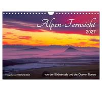 CALVENDO - Vues de la télévision alpine du sud-ouest et du Danube supérieur (calendrier mural 2027 DIN A4 paysage), calendrier mensuel : rideau à suspendre pour un superbe jeu de paysage et de la